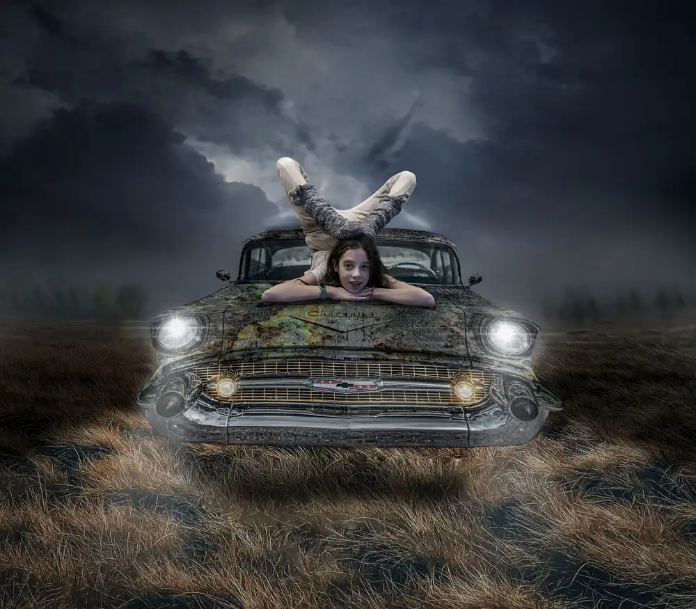 Halperin, Gabrielle: el auto volador