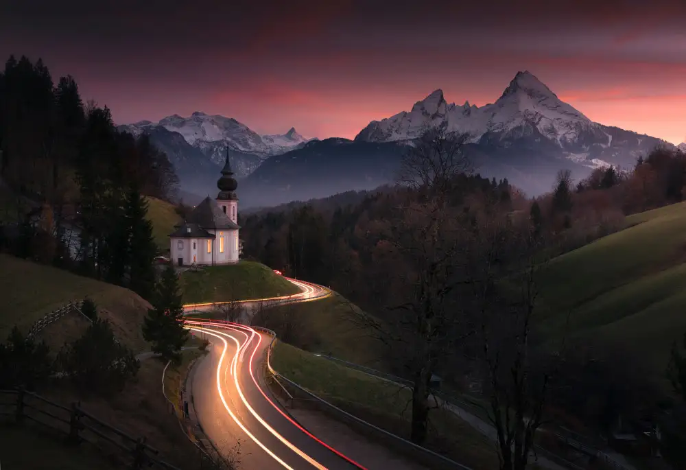 Nienartowicz, Karol: Puesta de sol bávara