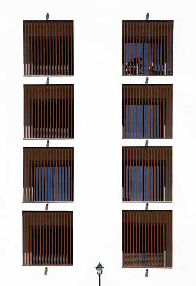Arjona, Elena: Between bars.