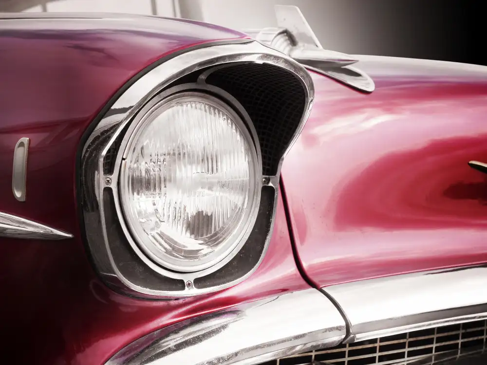 Gube, Beate: American classic car Bel Air 1957 Headlight