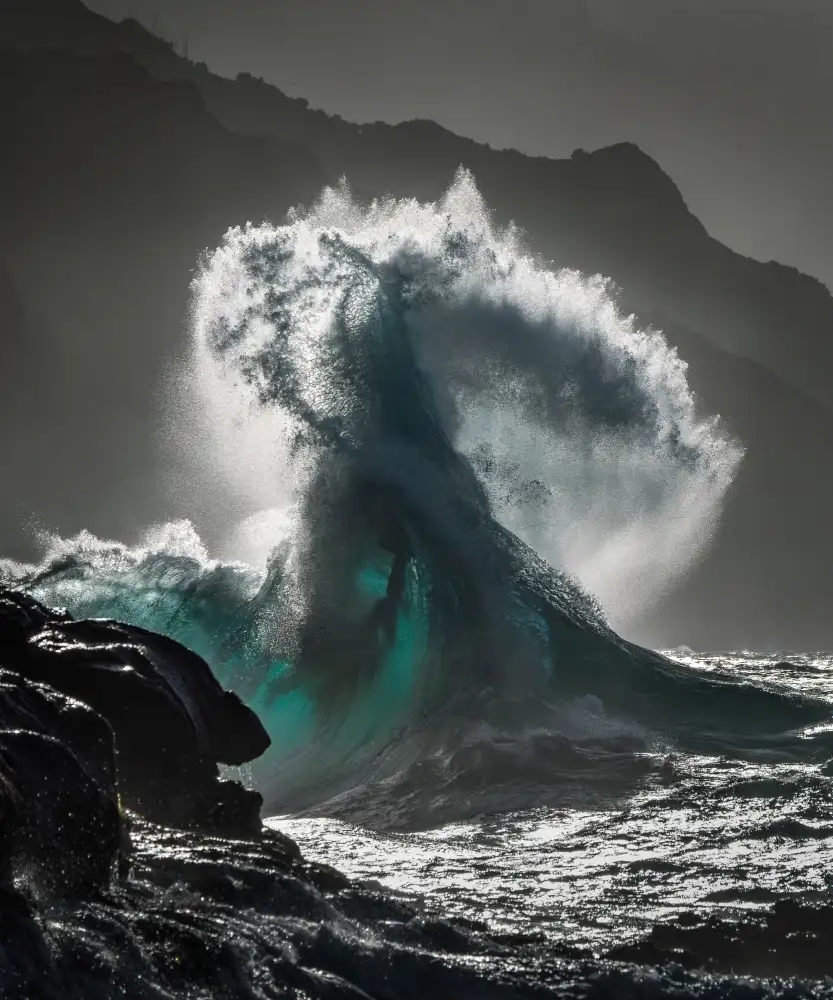 Fong, Ken: Onda contorta di Kauai