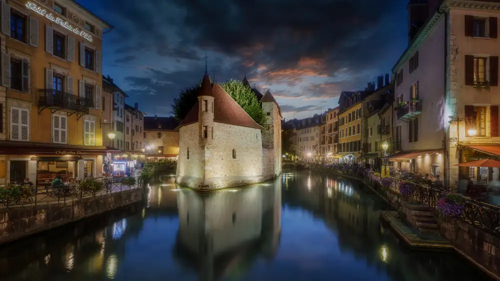 Lopez, Bartolome: Inselpalast in Annecy