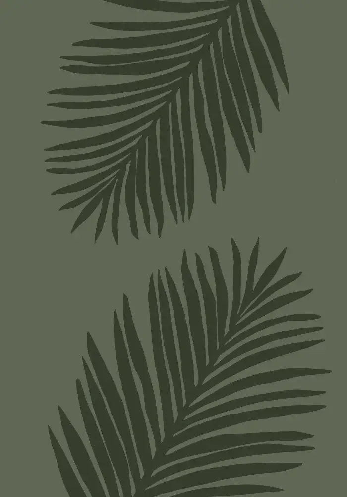 Studio, Pictufy: PALM LEAF 05 ALL GREEN