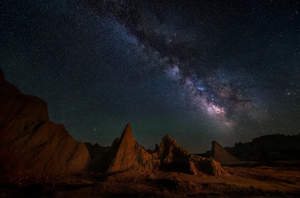 P., Ruiqing: Cielo notturno delle Badlands