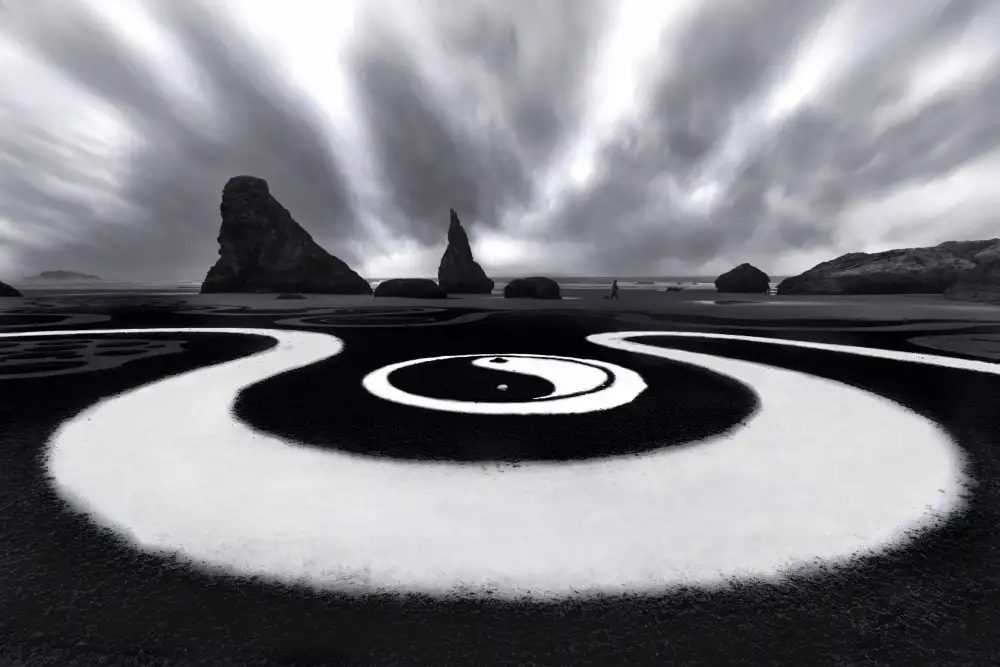 DonnaHom: YingYang Sand Picture