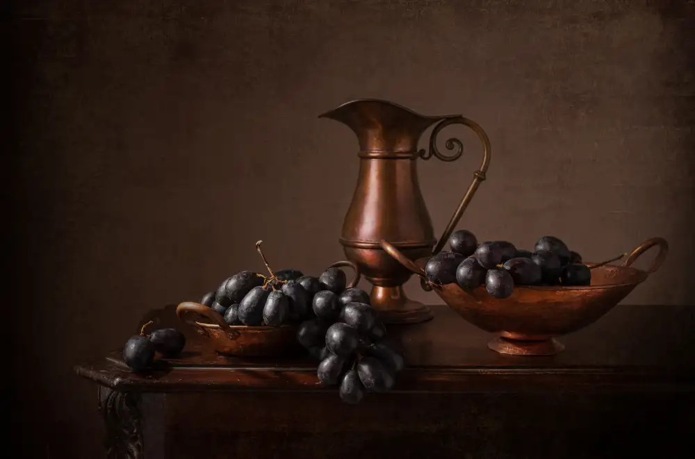 Perfoncio, Margareth: Black grapes