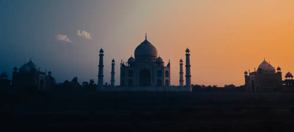 Sharma, Abhinav: Coucher de soleil au Taj