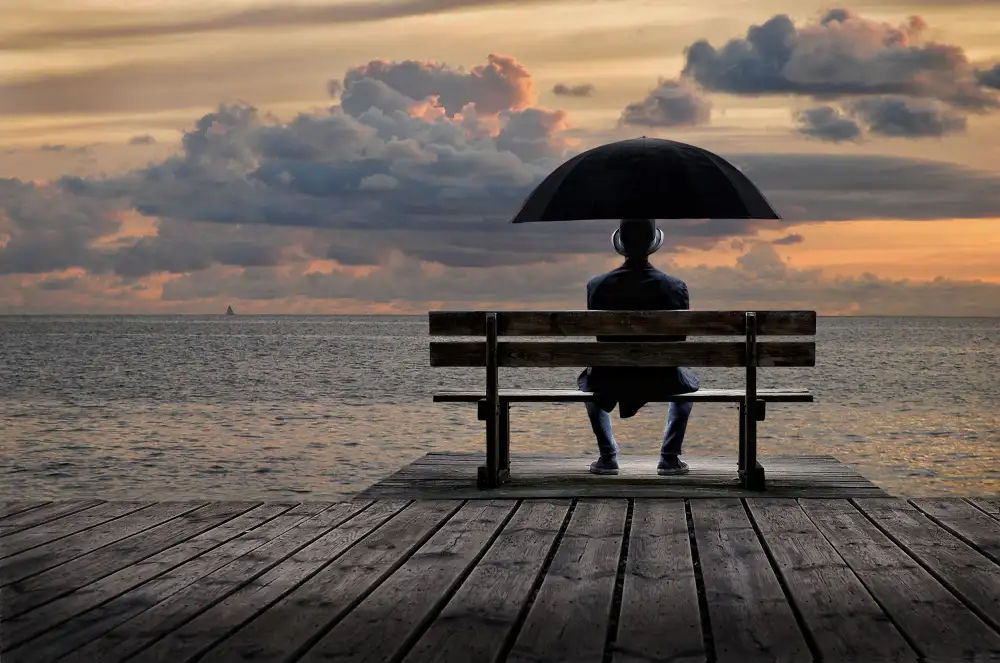 Scheunders, Jan: Esperando el atardecer.