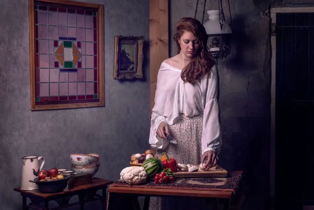 Mighorst, Ineke: Préparer le dîner à l'ancienne.