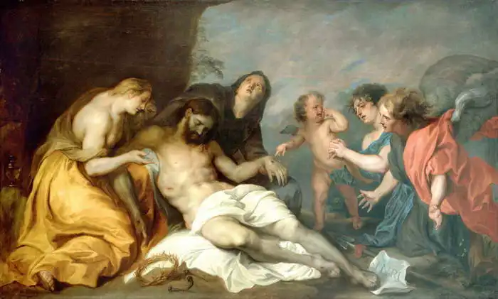 Dyck, van Anthony: Nářek nad mrtvým Kristem
