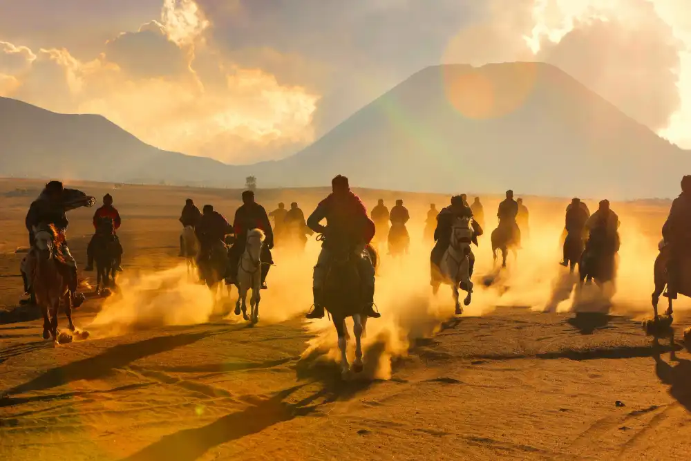 Adriana, Agus: Reiter in Bromo
