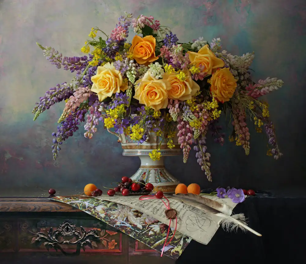 Morozov, Andrey: Still life with flowers