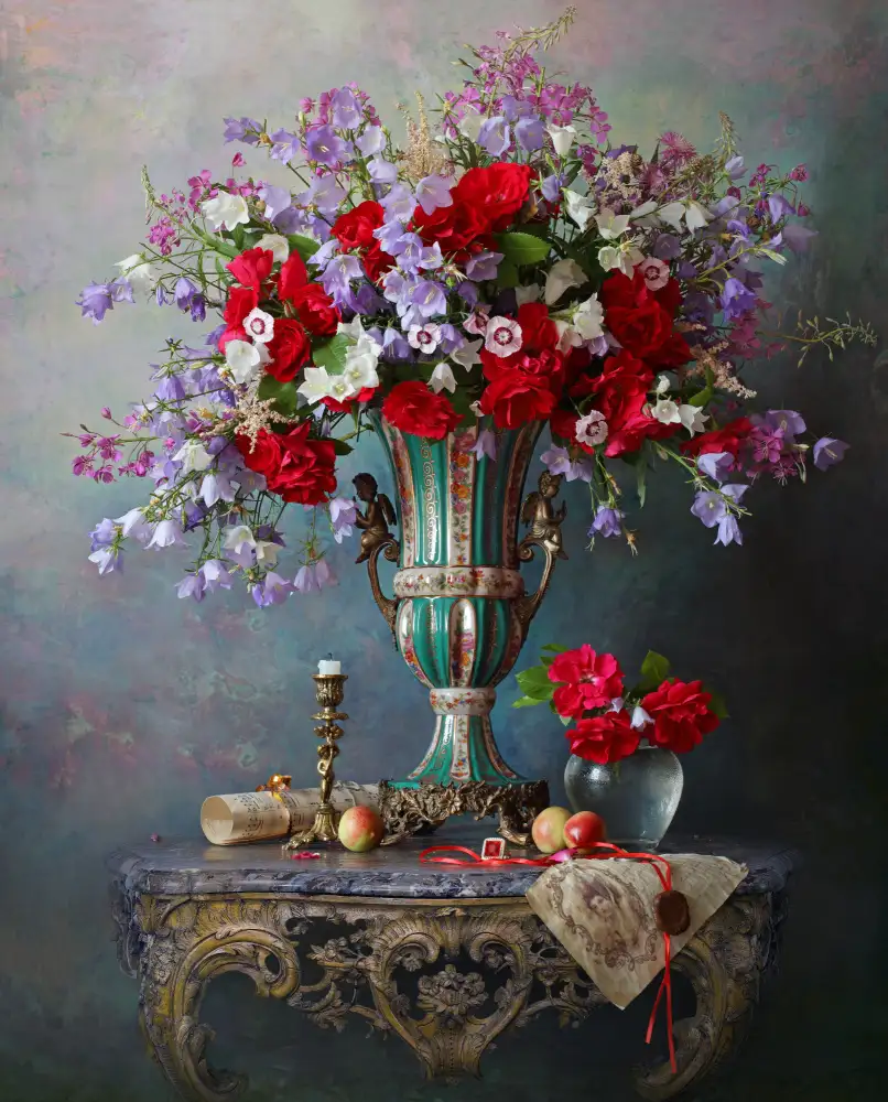 Morozov, Andrey: Still life with flowers