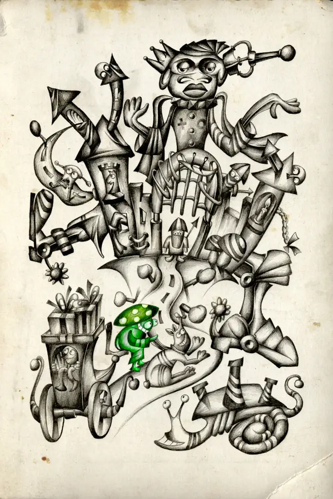 Kulik, Rafal: A gray mushroom cabbie No. 2