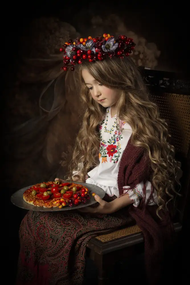 Kayen-Mouthaan, Carola: Little pizza girl