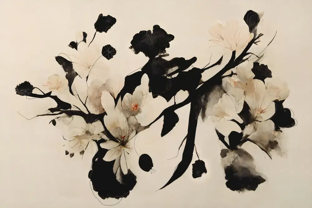 Treechild: Branche de fleurs de cerisier