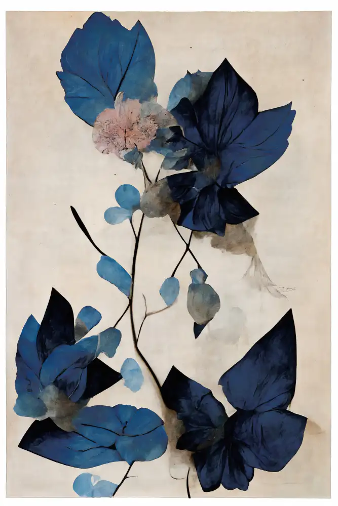 Treechild: Blue Dry Flowers