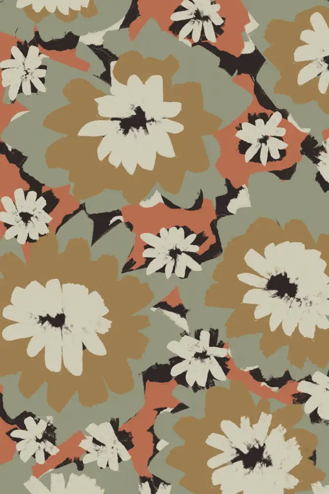 Treechild: Grandes fleurs pastel
