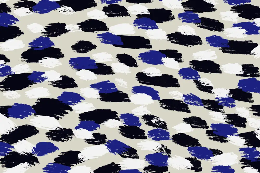 Treechild: Blaue Striche im Quadrat