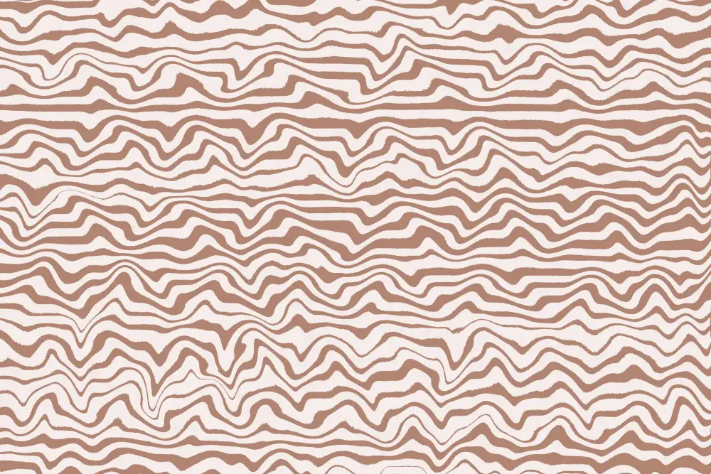 Treechild: Wackeliges Beige-Linien-Quadrat