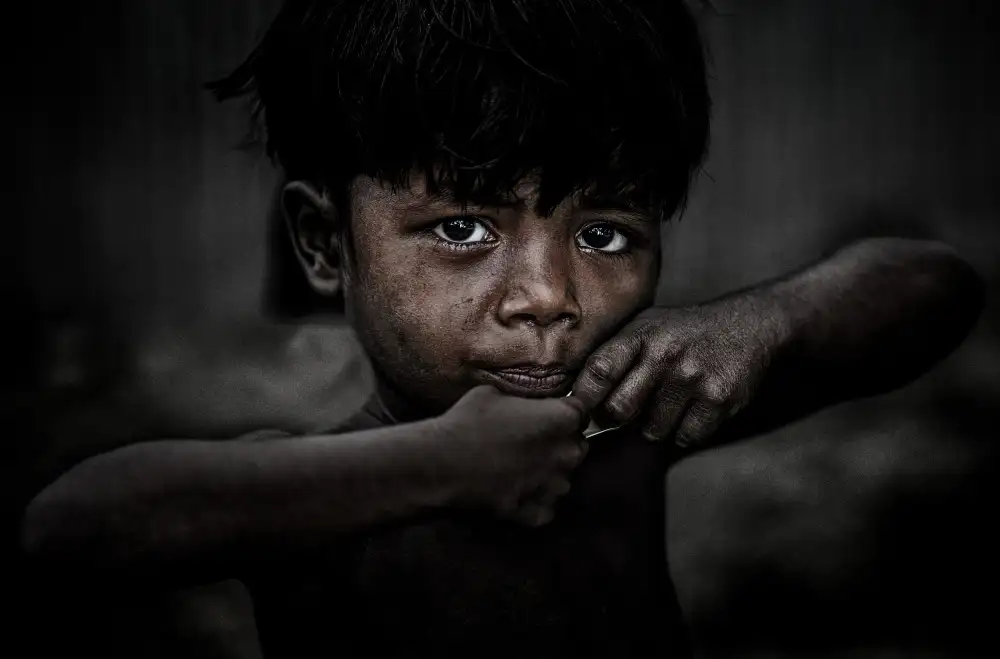 Garmendia, Inazio Joxe: Niño refugiado rohingya - Bangladesh