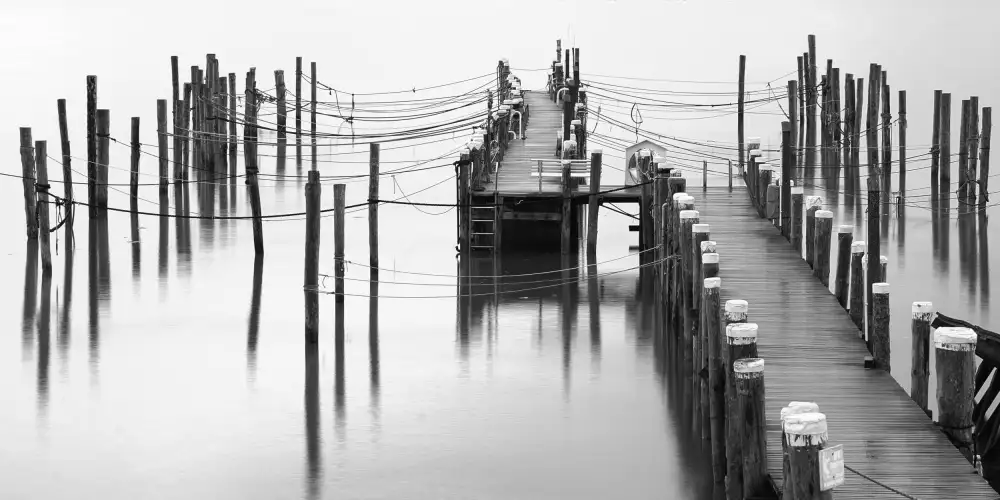 Balzer, Bodo: Lonely Pier BW
