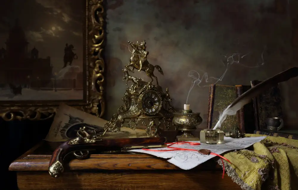 Morozov, Andrey: Still life with gun