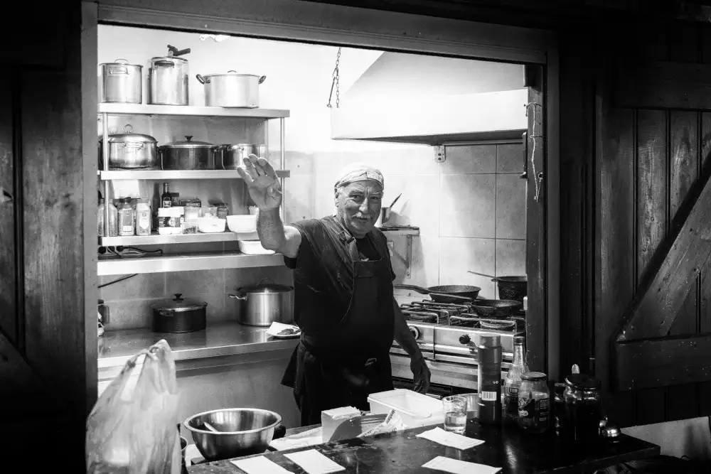 Kaprano, Normunds: cocinero feliz