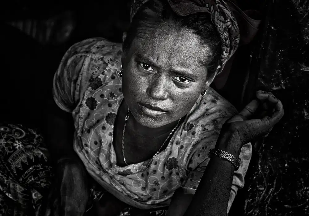 Garmendia, Inazio Joxe: Donna Rohingya nella sua casa - Bangladesh