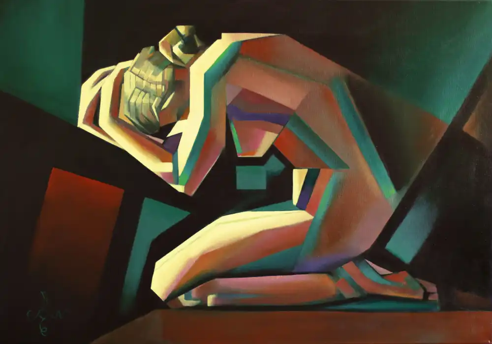 Akkers, Corné: Akt ve stylu art deco - 15. 9. 22