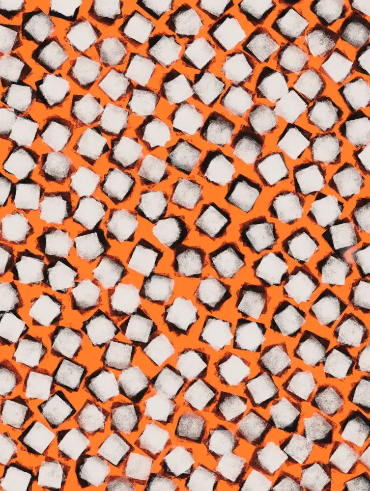 Treechild: White Cubes Pattern
