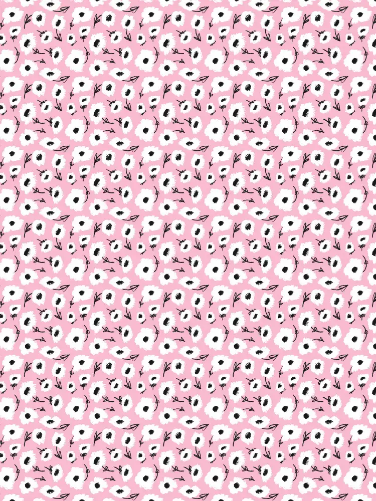 Treechild: Cute Flowers On Pink