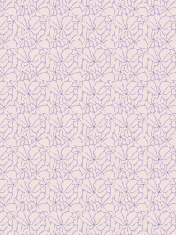 Treechild: Niedliches lila Blumenmuster