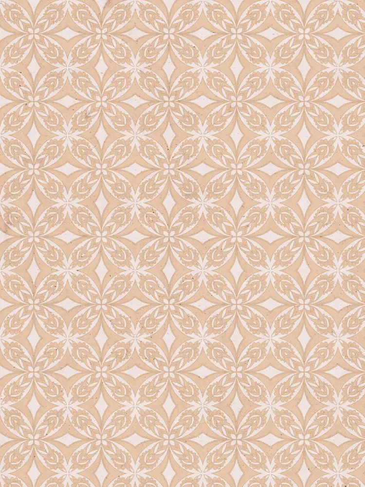Treechild: Geometric Beige Tile Pattern