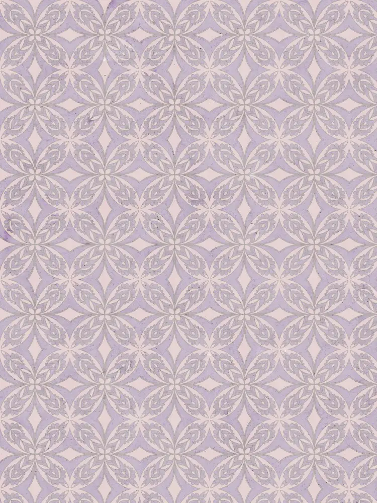 Treechild: Geometrický vzor fialové dlaždice