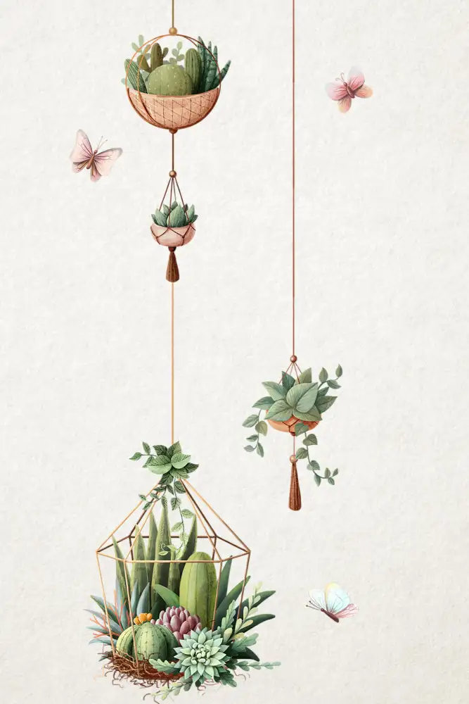 Thai, Xuan: Vintage Cactus Plants