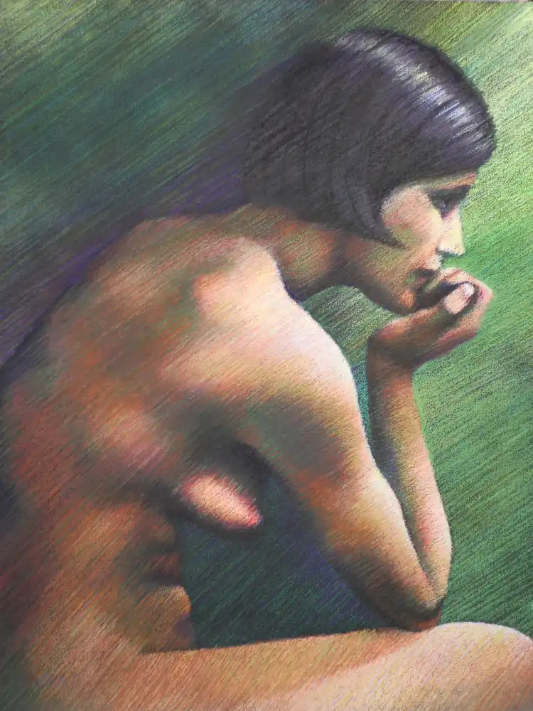 Akkers, Corné: Desnudo inclinado hacia adelante (2011)