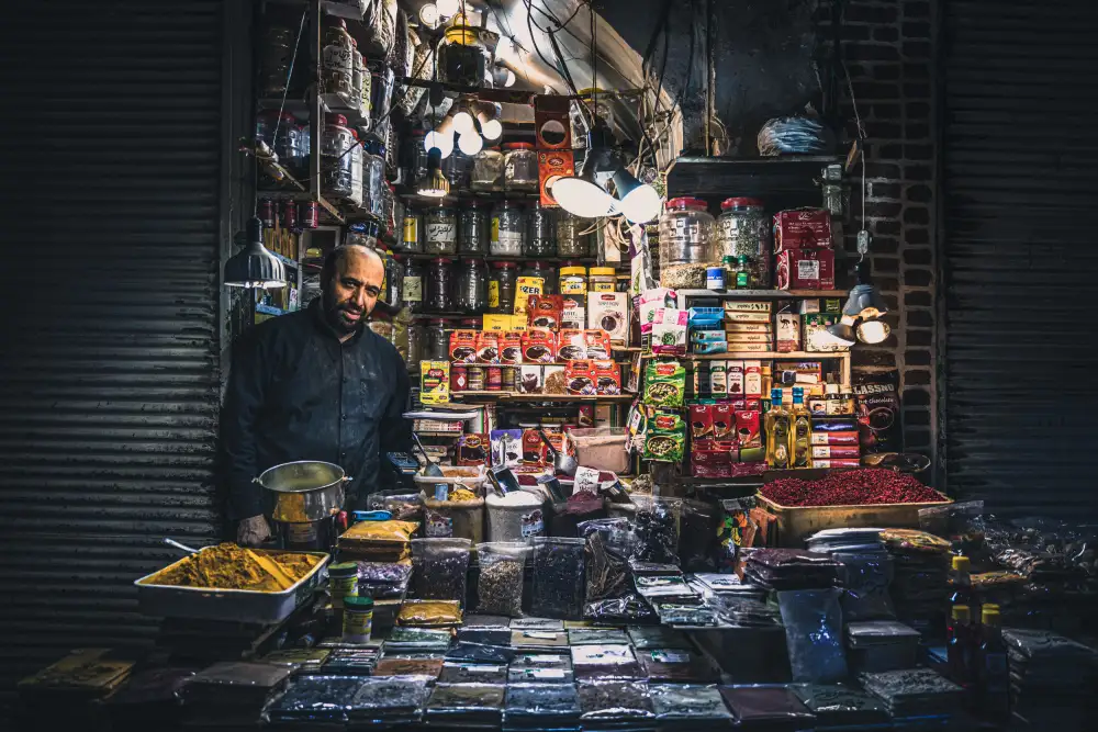 Tagliarino, Marco: The market of Tabriz