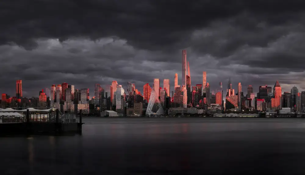 Wei,, (David) Dai,,: Sonnenuntergangsmoment in NYC