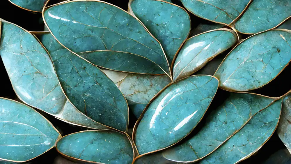 Treechild: Feuilles turquoises