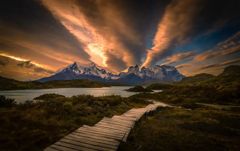 Li, Bing: fliegender Flügel über Patagonien