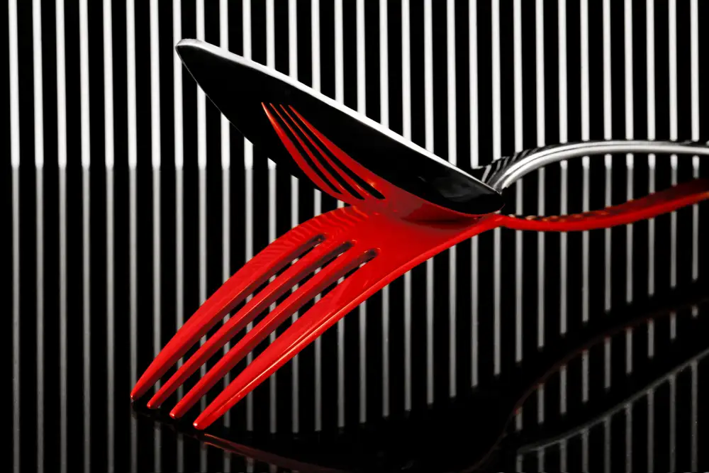 Batzdorf, Erhard: Con un tenedor rojo