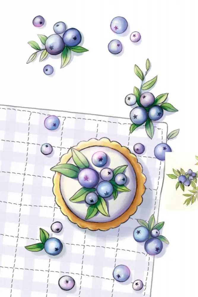 Thai, Xuan: Torta Di Mirtilli