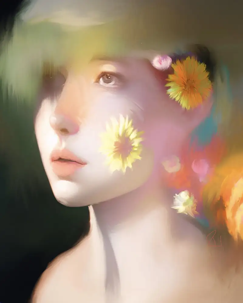 Day, Ruth: Weide mit Blumen