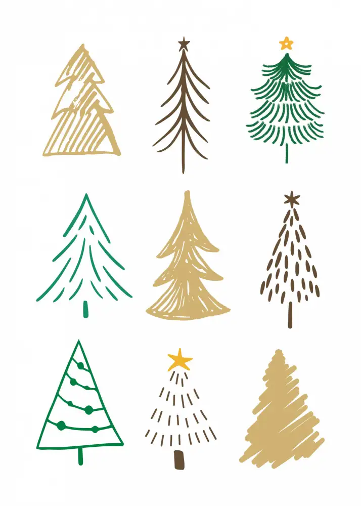 N., Kristina: Christmas Trees 1