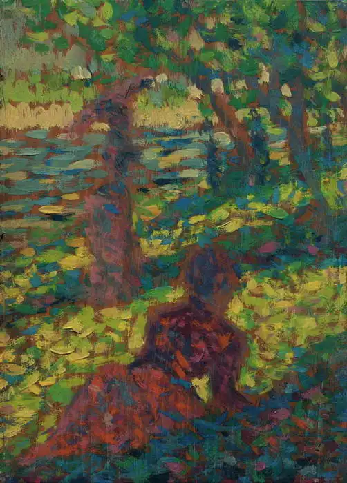 Seurat, Georges: Žena v parku