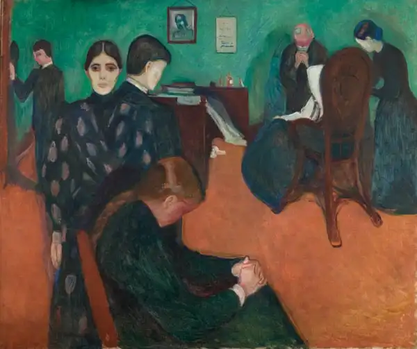 Munch, Edward: Smrt v ošetřovně