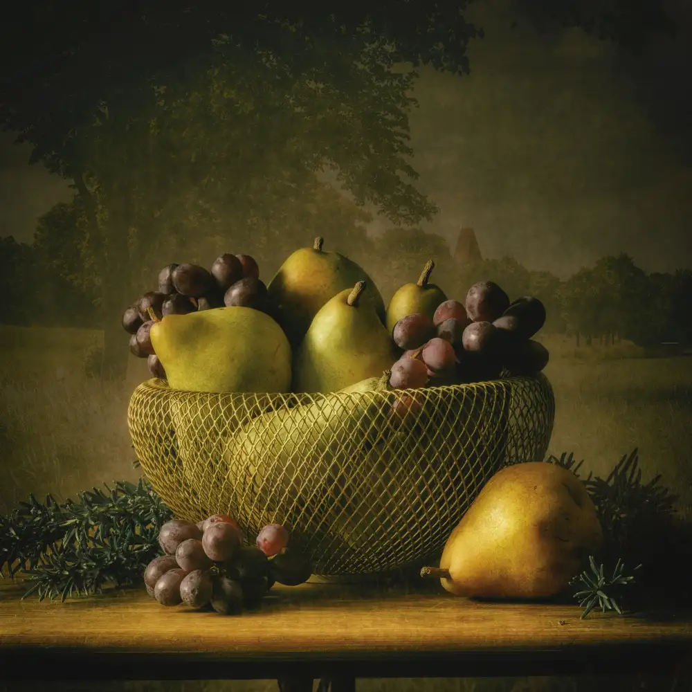 Velzen, van Monique: Nature morte Fruits de fin d'été
