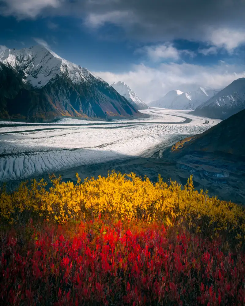 Wei, and Siyu: Glacier AK