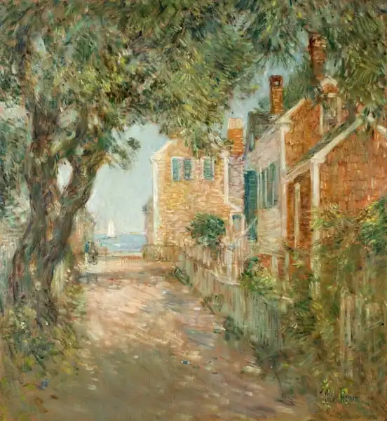 Hassam, Childe: Ulice v Provence